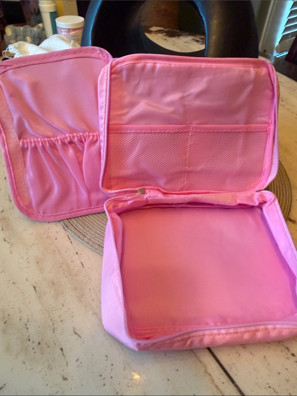 NWT ravel Pink Travel Multi Pouch Organizer ver.2 9"x7" - Picture 5 of 10